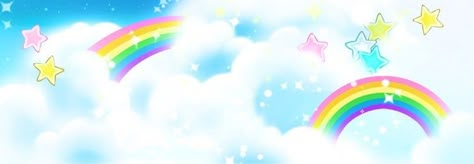 Pastel Kidcore, Cute Banners, Cute Headers, Good Dog, Twitter Banner, Rainbow Aesthetic, Twitter Layouts, Header Banner, Sunday Afternoon