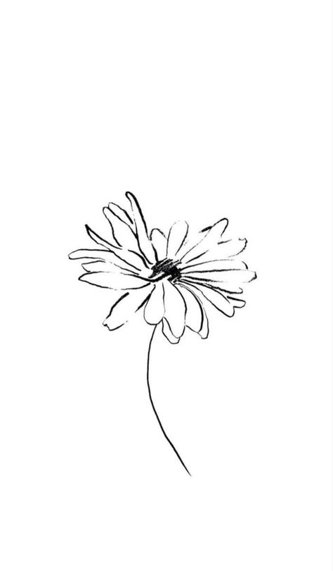 Daisy Sketch, Daisy Tattoo Designs, Sketch Flower, Daisy Drawing, Painted Daisies, Minimalist Tattoo Ideas, Magic Runes, Hat Art, Daisy Tattoo