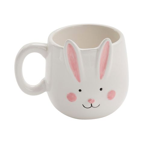 Easter Bunny Cartoon, Bunny Ceramic, Unique Easter Baskets, Easter Tableware, Ceramic Mug Set, Unique Easter, Ceramic Bunny, Type Of Person, Easter Gifts For Kids