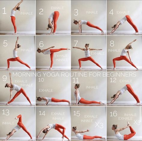 Advanced Yoga Sequence, Morning Yoga Routine For Beginners, Hata Yoga, Yoga Steps, Yoga Flow Sequence, Yoga Routine For Beginners, Morning Yoga Routine, Yoga Poses Advanced, Yoga Tutorial