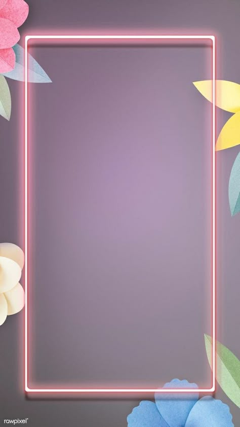 Cute Frames Aesthetic, Iphone Wallpaper With Time, Neon Frame, Whats Wallpaper, Background Border, Frame Wallpaper, Mobile Wallpaper Iphone, Photo Frame Wallpaper, Wall Mockup