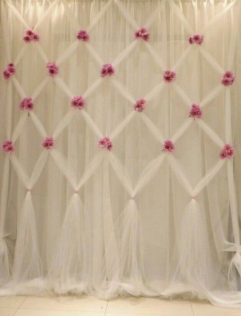 Birthday Room Ideas, Simple Wedding Stage, Flower Diy Paper, Paper Flower Diy, Birthday Room, Simple Stage Decorations, Home Flower Decor, Ganpati Decoration At Home, Diy Floral Decor