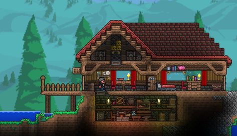 Terraria Base Ideas Simple, Terraria House Design Simple, Terraria House Ideas Simple, Terraria Game, Terraria Tips, Terrarium Base, Terraria House Ideas, Terraria House Design, Construction Games