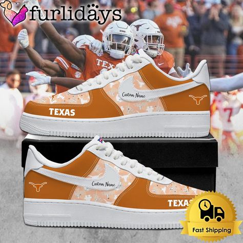 NCAA Texas Longhorns Football Logo Limited Edition Custom Air Force 1 Shoes – Bold and Personalized Style Stand out with Air Force 1 Shoes featuring your favorite images! From music idols and sports teams to unique artistic designs, these shoes combine comfort with a personal touch. The perfect choice for a dynamic and standout fashion statement. Tailored for the trendsetting individual inspired by:   Photos Of NCAA Texas Longhorns Football Logo Limited Edition Custom Air Force 1 Shoe