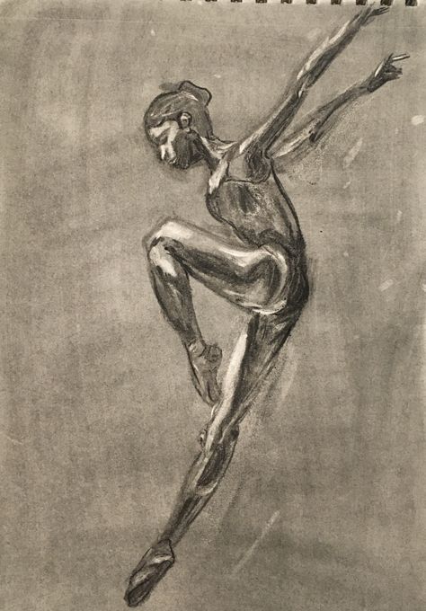 Figure In Motion Drawings, Ballerina Drawing, Drawing Charcoal, White Figures, Black Paper Drawing, Pretty Artwork, Art 2024, Human Figure Drawing, Figure Reference