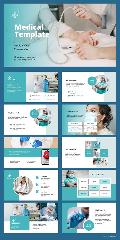 Informative and Engaging Medical PowerPoint Presentation Nursing Presentation Ideas, Medical Information Template, Powerpoint Medical Presentation, Medical Presentation Design Powerpoint, Health Presentation Design, Medical Background Design Templates, Medical Presentation Design, Medical Graphic Design, Healthcare Presentation