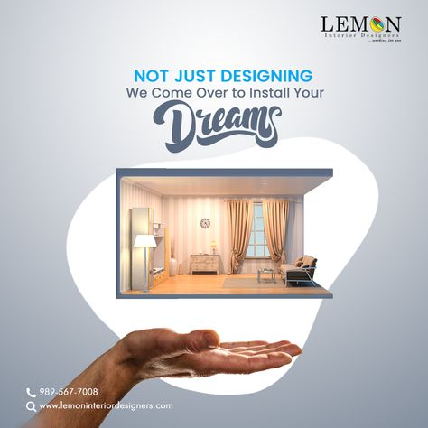 Lemon Interior Designers, Interior Design, Customized, Installation, Kochi Interior Design Template, Bahria Town Karachi, Digital Advertising Design, Real Estate Marketing Design, Social Media Branding Design, Real Estate Ads, Desain Editorial, Real Estates Design, Food Poster Design