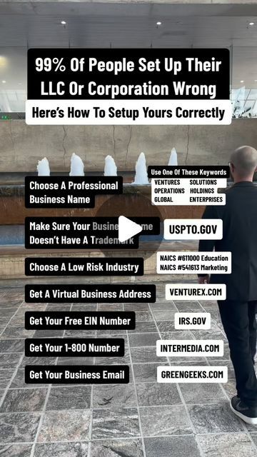 How To Get An Ein Number, Llc Business, Startup Business Plan, Successful Business Tips, Business Checklist, Small Business Organization, Small Business Plan, Money Strategy, Business Basics