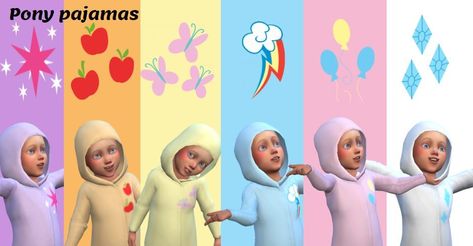 Sims Mods, Sims 4 Cc, Sims 4, My Little Pony, Pajamas