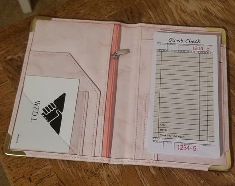 This beautiful order book is great for any server. It has a pocket for tips/coins, pockets for receipts or other needs. A soft covering, lightweight, and is easy to use.  #waitressbook Get it from Amazon: http://www.amazon.com/gp/product/B07HHPVCRY Server Book Ideas, Bistro Huddy, Waitress Book, Server Book, Order Book, Product Review, Eclectic Decor, Product Reviews, Life Style