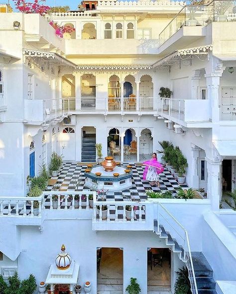 Haveli House India, India House, Architecture Design Process, Andrew Carnegie, Indian Interiors, House Arch Design, Architecture Model House, House Layout Plans, Sims House Design