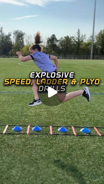 Shea Pierre | #PEPFast on Instagram: "🔥Explosive Speed, Ladder & Plyo Training Drills #PEPFast @mcbeast_soccerskills 
⁣
🏃🏽‍♂️💨 Here’s a glimpse into a speed & plyo training session that works on various athletic skills to increase speed, explosive power and overall performance! ⁣
⁣
#speedtraining #ladderdrills #plyometrics #explosivetraining #sprinttraining #performancetraining #soccertraining" Kids Workout, Agility Workouts, Increase Speed, Speed Drills, Soccer Drills, Speed Training, Soccer Training, Exercise For Kids, Drills