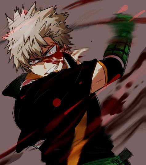 My Hero Academia (僕のヒーローアカデミア) - Katsuki Bakugou (爆豪 勝己) Bakugou Manga, Villain Deku, Katsuki Bakugo, Class 1 A, Buko No Hero Academia, My Hero Academia Episodes, Anime Boyfriend, Hero Academia Characters, Fanarts Anime