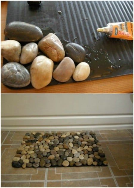 15 DIY Bath Mats That Add Comfort And Style To Your Bathroom - Are you remodeling your bathroom? Maybe you just need a new bath mat? Whether you are completely redesigning the bathrooms in your home or you just want to add some décor with a new bath mat, I have just the list of DIY projects for you. #bathroom #diy #projects #handmade Bath Matts Ideas, Diy Rug Tutorial, Diy Bath Mats, Pebble Bath Mat, Anthropologie Rug, Bath Matts, Zebra Print Rug, Braided Rag Rugs, Rug Tutorial