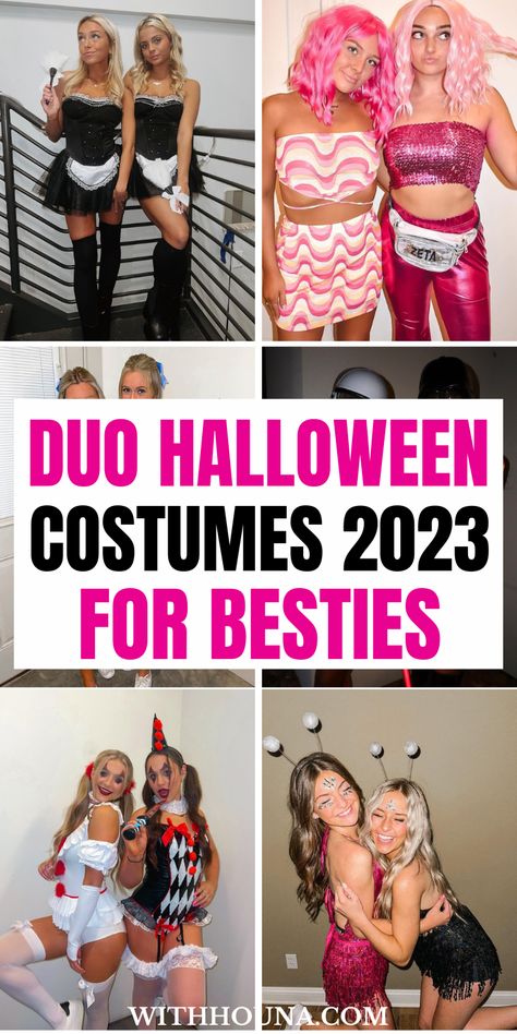 There is no better than getting a duo Halloween costume with your friend. These cute duo Halloween costumes 2023 are the best. We've got you everything from duo Halloween costumes bff, iconic duo Halloween costumes, cute duo Halloween costumes, duo Halloween costumes 2023, funny duo Halloween costumes, best friend duo Halloween costumes, unique duo Halloween costumes, best duo Halloween costumes, duo Halloween costume ideas, friend duo Halloween costumes, duo Halloween costumes couple, and more. Friend Duo Halloween Costumes, Cute Duo Halloween Costumes, Two People Halloween Costumes, Halloween Costumes Bff, Duo Halloween Costumes Bff, Unique Duo Halloween Costumes, Costume Halloween Duo, Pair Halloween Costumes, Halloween Costumes 2023