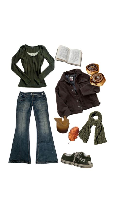 autumn, fall, autumn outfit inspo, fall outfit inspo, rainy day, candle, cinnamon rolls, books, autumn leaves, converse, gilmore girls, rory gilmore, downtown girl Fall Outfit Gilmore, Cute Outfits Autumn Fall Clothes, Rory Gilmore Henley Top, 70s Band Tee Outfit, Fall Rainy Day Outfits Aesthetic, Rory Gilmore Fashion Outfits, Downtown Girl Rainy Day Outfit, Rory Gilmore Autumn Outfits, Lorelai Gilmore Outfits Autumn