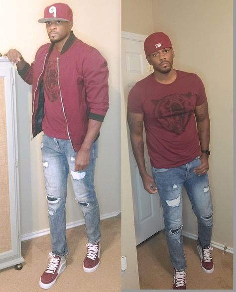 Maroon And Grey Outfit, Maroon Vans Outfit, Burgundy Hoodie Outfit Men, Maroon Tshirt Outfits For Men, Men’s Maroon Pants Outfit, Vans Maroon, Maroon Vans, Vans Outfit, Fashion Nova Jeans