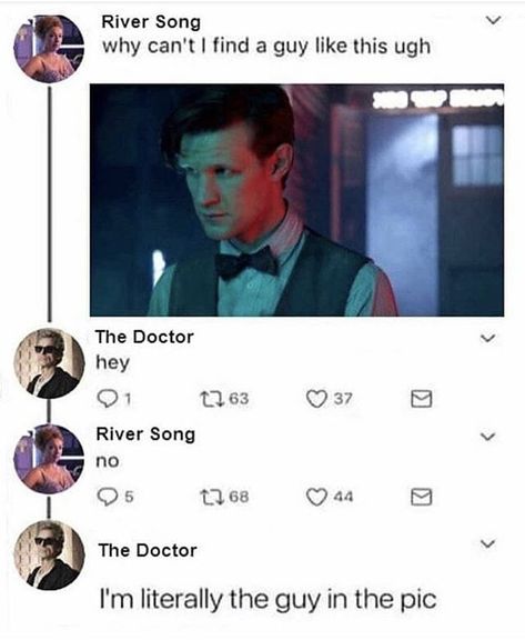 Dr Who Fan Official on Instagram: “😂😂😂 ⏩Follow me if you like this post 👍” Doctor Who Funny Quotes, Dr Who Memes Funny, Doctor Who Memes Funny, 11th Doctor Fanart, Doctor Who Meme, The Husbands Of River Song, All Doctor Who, Doctor Who Funny, Doctor Who Memes