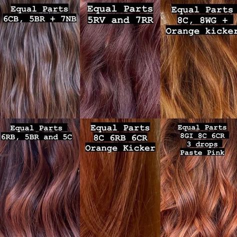 Copper Hair Formula, Natural Red Hair Color, Redken Color Formulas, Red Hair Formulas, Redken Shade, Red Copper Hair, Redken Products, Redken Formulas, Hair Stylist Tips