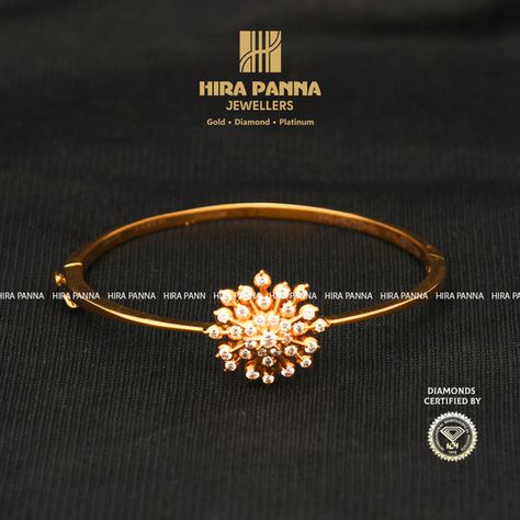 Womens Kada Gold, Gold Kada Bracelet For Women, Ladies Kada Gold Design, Gold Diamond Bracelet Women, Kada Designs Gold For Women Antique, Bangle Bracelets Gold Simple For Women, Ladies Bracelets Gold Indian, Kada Bracelet Gold For Women, Diamond Kada Bangles