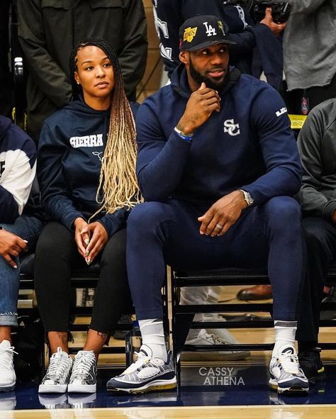 Lebron James And Wife, Savannah James, Lebron James Family, Black People Weddings, King Lebron, Black Men Street Fashion, Cute Couple Outfits, Men Street Fashion, Nhl Jerseys