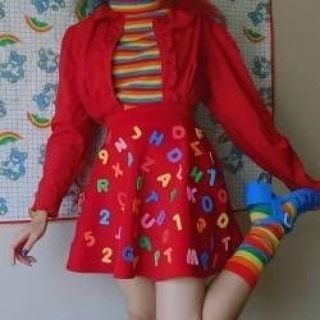 Clowncore Outfit, Kidcore Clothes, Kidcore Fashion, Kidcore Aesthetic, The Cardigans, Fashion Aesthetics, 영감을 주는 캐릭터, Kawaii Clothes, Colourful Outfits