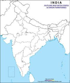 Outline map of India with administrative boundaries of the states and union territories of India India Outline Map Hd, Outline Map Of India With States, India Politic Map Outline, India Outline Map A4 Size, India Map Outline Drawing, Indian Map Outline, India Outline Map, Outline Map Of India, Superhero Wallpaper Iphone