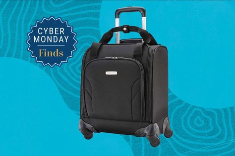 This Samsonite Carry-on Is on Sale for Cyber Monday Underseat Carry On, 30 Percent Off, Samsonite Suitcase, Checked Luggage, American Tourister, Lift And Carry, Travel Companion, Travel And Leisure, Travel Essentials