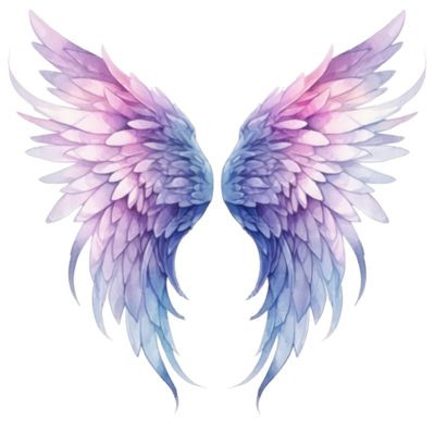 Watercolor Wings Tattoo, Witchtober 2024, Watercolor Angel Wings, Purple Angel Wings, Angel Wings Images, Butterfly Angel Wings, Angel Wings Png, Angel Wings Painting, Angel Wings Drawing