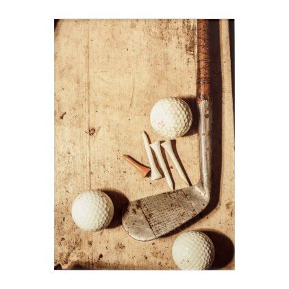 #wood - #Rustic golf club memorabilia acrylic print Golf Ball Crafts, Golf Net, Golf Photography, Fashion Still Life, Best Golf Clubs, Golf Art, Golf Club Sets, Golf Tips For Beginners, Golf Quotes