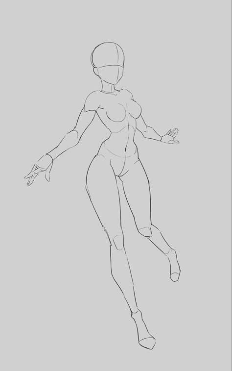 Body Base Full Body Drawing, Anime Figure Poses Drawing, Spy Pose Reference Drawing, Standing Front Pose Reference, Full Body Anime Drawing Base Female, Full Body Character Base, Oc Body Base Female Pose, Fully Body Poses Drawing Reference, Basic Drawing Poses