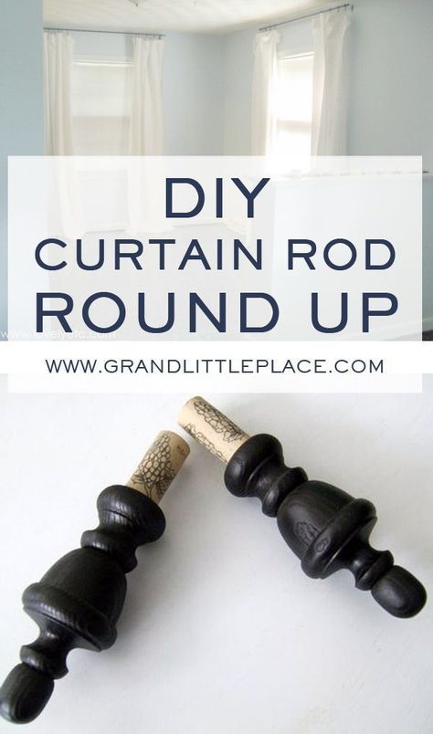 Bedroom Curtain Rods, Home Organization Bedroom, New Home Organization, Diy Curtain Rod, Bulb Garden, Diy Curtain Rods, Diy Curtain, Flower Bulb, Thrift Store Decor