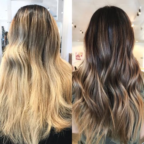 Champagne Blond, Bob Ombre, Reverse Balayage, Dimensional Brunette, Medium Blonde Hair, Balayage Hair Dark, Dirty Blonde Hair, Brunette Balayage Hair, Brown Hair Balayage