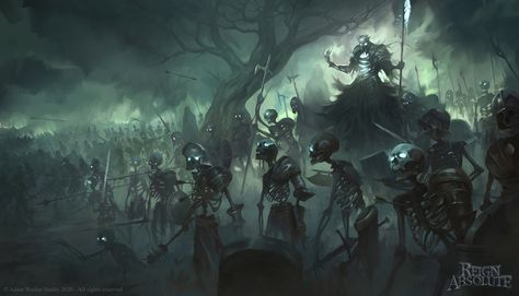 Undead Army Art, Undead Army Fantasy Art, Knight Artwork, Fantasy Army, Undead Warrior, Ghost Army, Undead Army, Castlevania Wallpaper, Bd Art