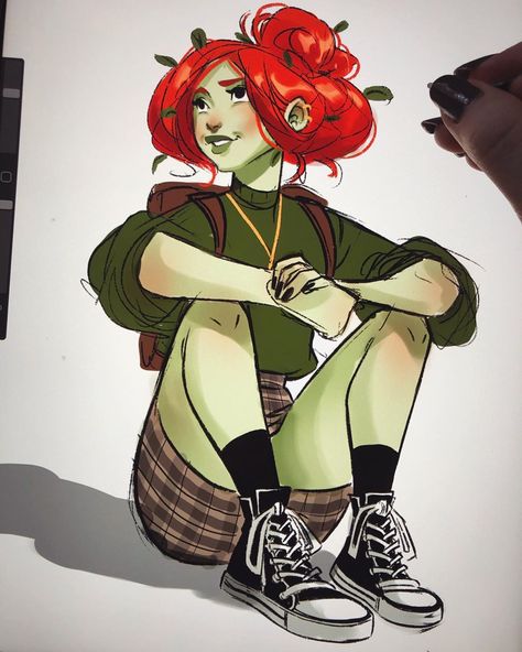 30.3 k mentions J’aime, 93 commentaires - Sweeney Boo (@sweeney_boo) sur Instagram : "Quick Poison Ivy sketch. Inspired by an artwork by J.C Leyendecker #poisonivy #sketch #sweeneyboo" Poison Ivy Sketch, Ivy Sketch, Sweeney Boo, Poison Ivy (character), Poison Ivy Cosplay, Teen Titans Fanart, Comic Style Art, Harley Quinn Art, Comics Artist