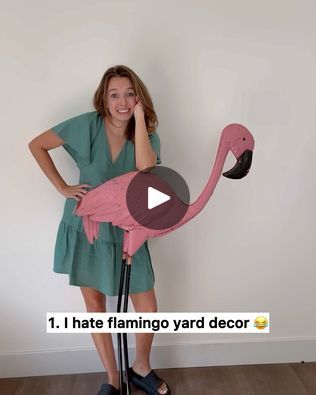 238K views · 11K reactions | I got this flamingo out the trash... but I don't like flamingo yard decor. 🦩🤨 So I turned it into THIS!! 🤩 | I got this flamingo out the trash... but I don't like flamingo yard decor. 🦩🤨 So I turned it into THIS!! 🤩 | By Maggie McGaughFacebook Flamingo Yard Decor, Flamingo Yard Art, Flamingo Projects, 401k, Flamingo Art, Crafty Ideas, Yard Decor, Yard Art, I Got This