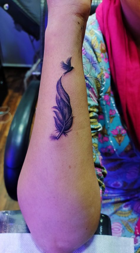 #Peacock feather #tattoo designs #bird #tattoo designs with #girl #hand #best #tattoo designs with #Prince #tattoo studio #Raipur Chhattisgarh #appointment 9589557355 Peacock Leaf Tattoo, Tattoo Designs Peacock Feather, More Pankh Tattoo, Morepankh Tattoo, Mor Pankh Tattoo, Peacock Feather Tattoo Design, Greek Symbol Tattoo, Prince Tattoo, Wing Tattoo Men