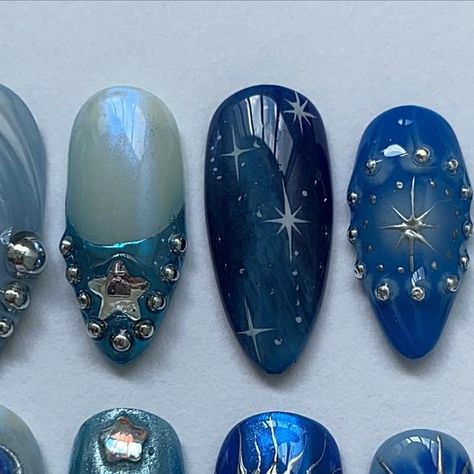 Midnight Nails, Eras Nails, Nails Press, Press Ons, I Try, 3d Nails, Nails Nailart, Press On Nails, Nail Inspo