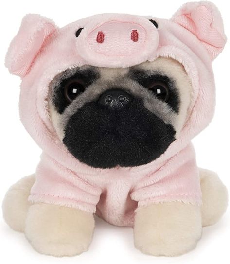 Pug Plush, Pink Pug, Cookie Monster Plush, Doug The Pug, Pig Dog, East Lake, Dog Stuffed Animal, Unicorn Plush, The Pug