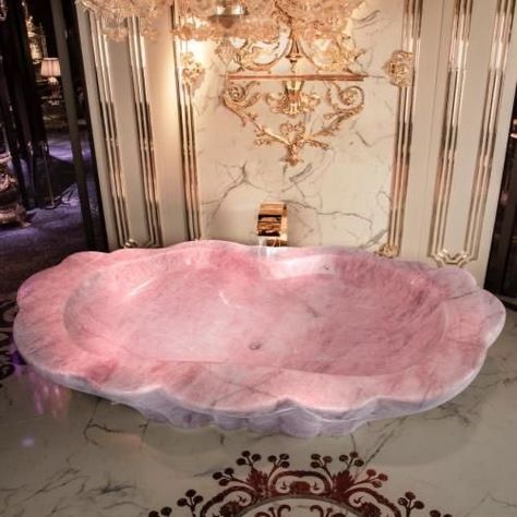 ✨ on Twitter: "rose quartz bathroom… " Rose Quartz Bathtub, Quartz Bathtub, Quartz Bathroom, Dream House Rooms, Bathroom Design Luxury, Dream Bathrooms, Dream House Interior, Dream Rooms, Dream House Decor