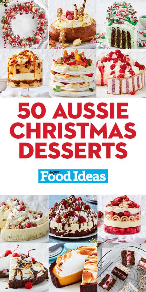 Australian Christmas Desserts, Christmas Gift Ideas For Him, Xmas Desserts, Aussie Food, Best Christmas Desserts, Christmas Giveaway, Christmas Recipes Easy, Aussie Christmas, Best Christmas Recipes