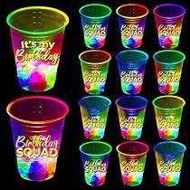 Glow Party Favors, Glow Party Decorations, Party Cooler, Football Party Decorations, Glow Party Supplies, Glow Birthday Party, Birthday Decorations For Men, Luau Party Decorations, Birthday Party Cups