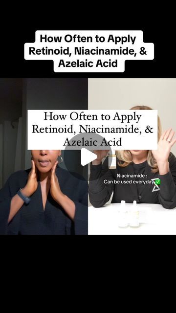 Rita (Chinenye) on Instagram: "How often do you apply these ingredients? Credit: @isomerskincare - #azelaicacid #niacinamide #retinol #tretinoin How Often to Apply Retinoid, Niacinamide, & Azelaic Acid" Azaleic Acid, Retinol Tretinoin, Azelaic Acid, December 30, Retinol, Diy Beauty, Serum, How To Apply, On Instagram