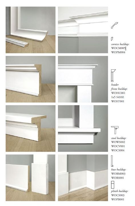 Shaker Style Trim Moldings, French Country Moldings And Trim, Studio Mcgee Trim Work, Diy Craftsman Baseboards, Diy Box Trim Molding, Diy Interior Trim, Craftsman Window Casing, Plinth Block Door Trim Diy, Classical Craftsman Trim