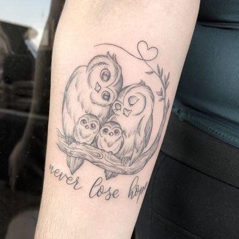 Owl Thigh Tattoos, Baby Owl Tattoos, Portrait Tattoo Sleeve, Owl Tattoo Drawings, Cute Owl Tattoo, Half Sleeve Tattoos Forearm, Sunflower Tattoo Sleeve, Small Shoulder Tattoos, Tattoo Signs