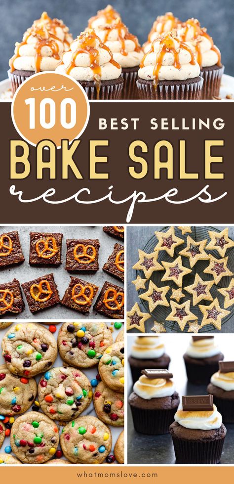 Bake Sale Ideas, Fall Bake Sale, Bake Sale Desserts, Bake Sale Treats, Bake Sale Packaging, Bake Sale Recipes, Summer Baking, Sale Ideas, Baking Business