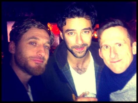 Dean O'Gorman (Fili), Aidan Turner (Kili), Adam Brown (Ori) Aidan Turner Funny, Adian Turner, Aidan Turner Kili, Hobbit Cast, Dean O Gorman, Kili Hobbit, Adam Brown, Dean O'gorman, Good Night All