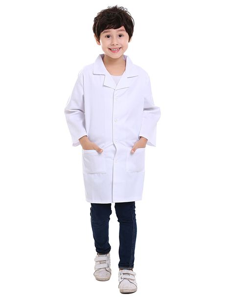 TopTie Kids White Coat Child Costume Kids Lab Coat, Sleeping Beauty Costume, Kids Lab, Kids Scrubs, White Lab Coat, Up Halloween Costumes, Role Play Costume, Up Costumes, Dress Up Costumes