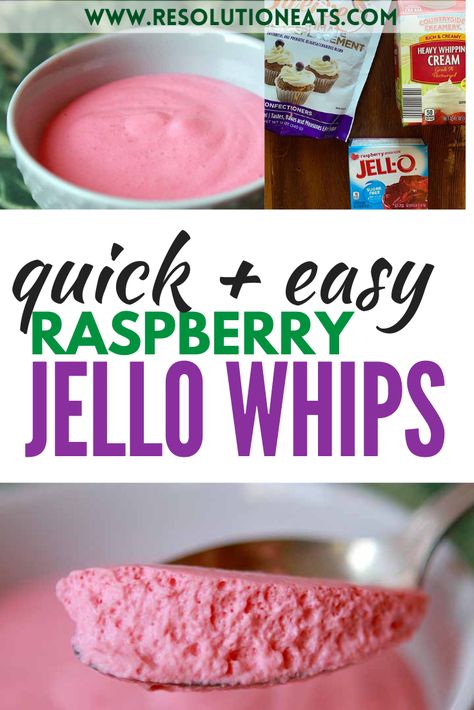 Hello And Cool Whip, Whip Cream And Jello Dessert, Keto Jello Whips, Jello Sour Cream Dessert, Jello Deserts Recipes, Jello Packet Recipes, Dream Whip Jello Recipes, Jello Cool Whip Recipes, Desserts With Whip Cream