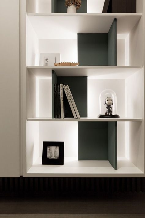 Beautifully minimalist. Shelving Design, Regal Design, Bookshelf Design, 아파트 인테리어, Design Del Prodotto, Furniture Details, Shelf Design, Book Shelf, Cabinet Design